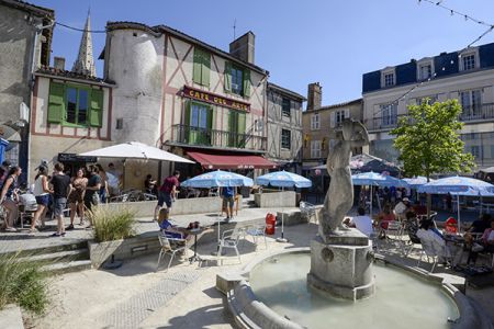 Places ensoleillée à Parthenay